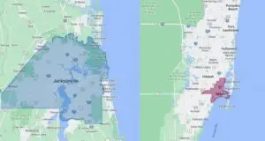 Comparing Travel Methods - Jacksonville to Miami