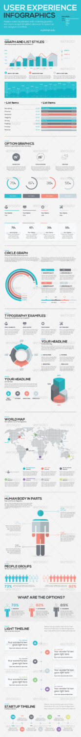 User Experience Infographic Vector Templates gr