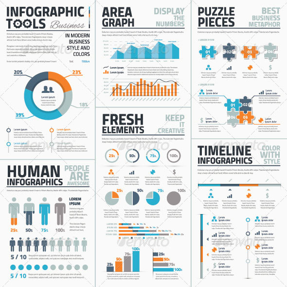 Infographic-tools-business-edition-blue-orange-gr