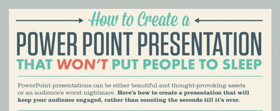 How to prepare a good Powerpoint presentation - infographic