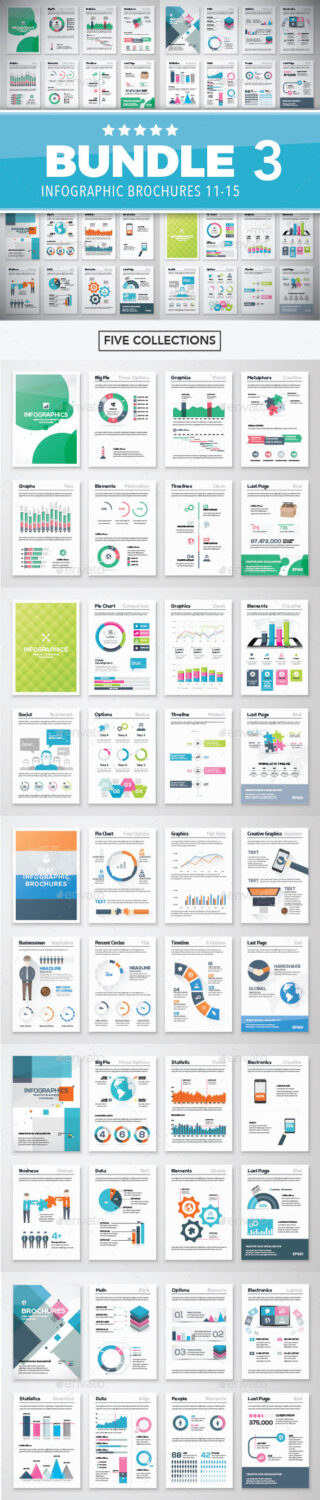 Infographic templates bundle