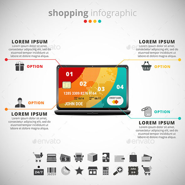 Shopping Infographic Template