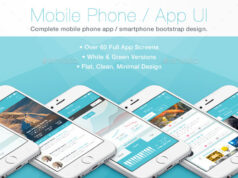 Flat-Mobile-Phone-App-UI-Demo