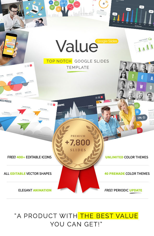 Value google slides presentation template
