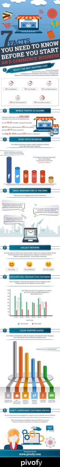 e-commerce business infographic