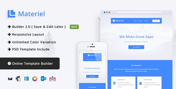 Material - Responsive Email Template