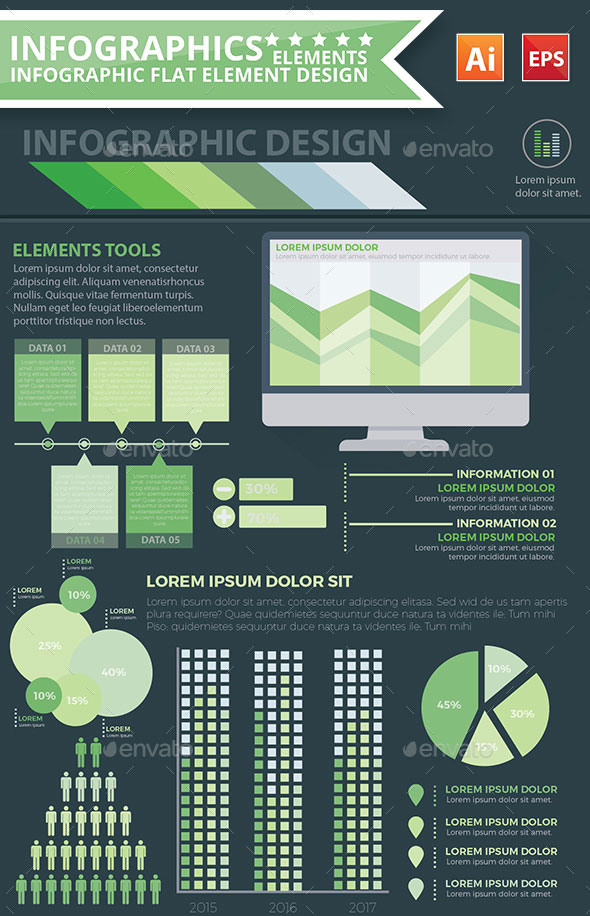 infographics green