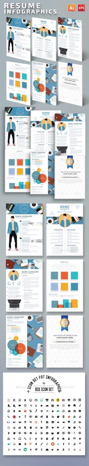 Preview Resume Infographics Design (1)