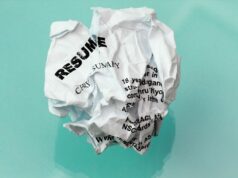lying on resumes