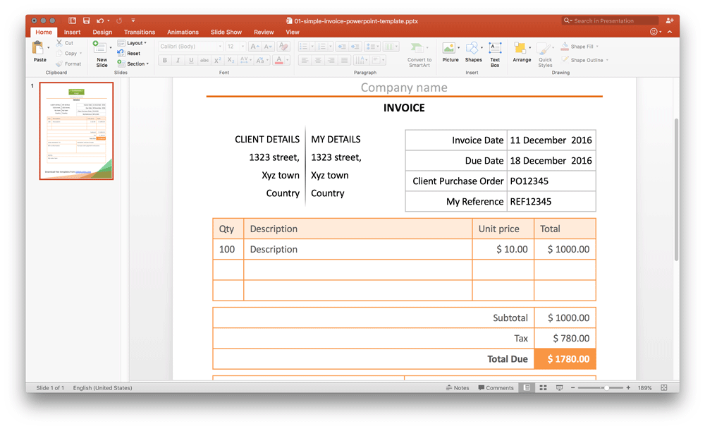 simple-invoice-powerpoint-template