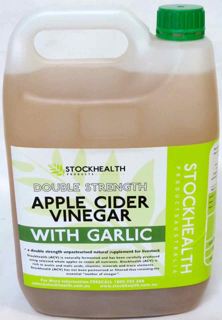 apple cider vinegar for horses pasturization