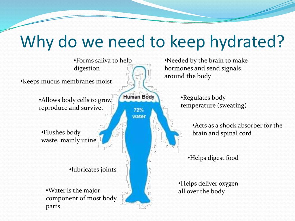 keep hydrated