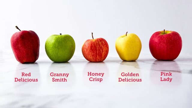 How many calories in small apple honeycrisp?