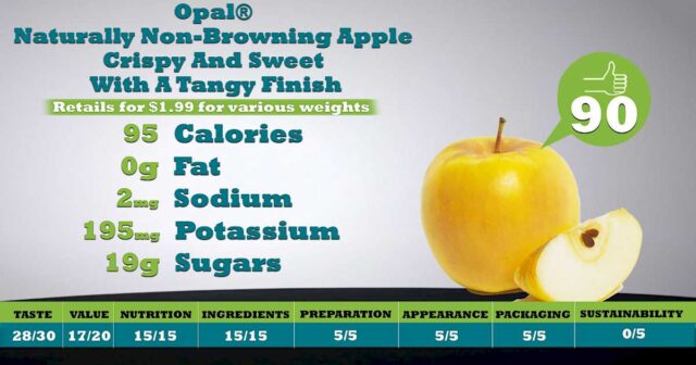Opal apple calories. Сarbs and info