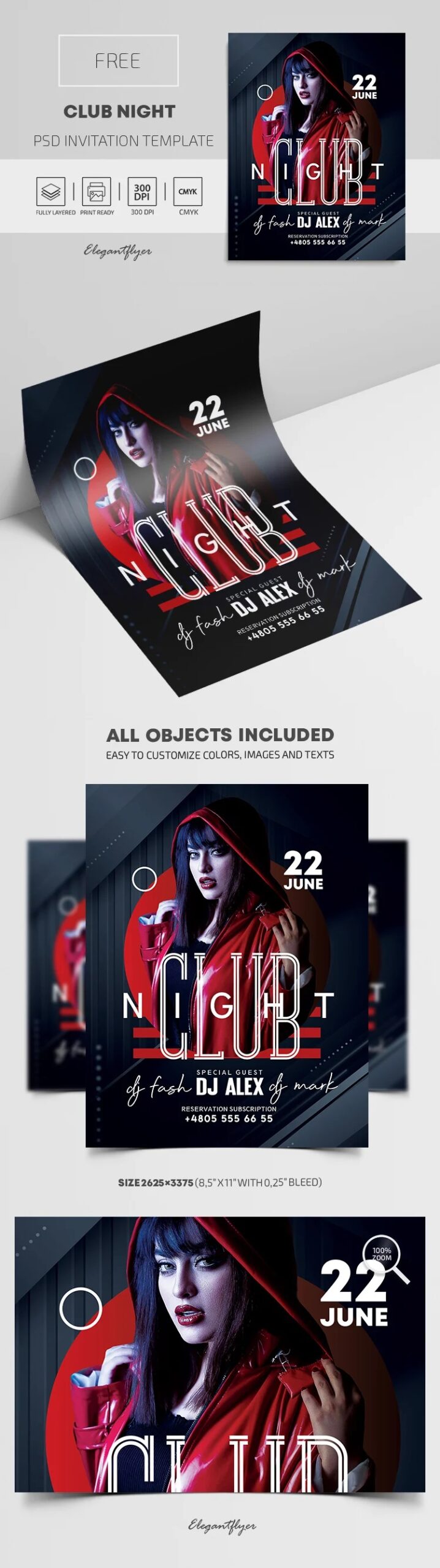 35+ Best Free Invitation Photoshop Templates in 2024