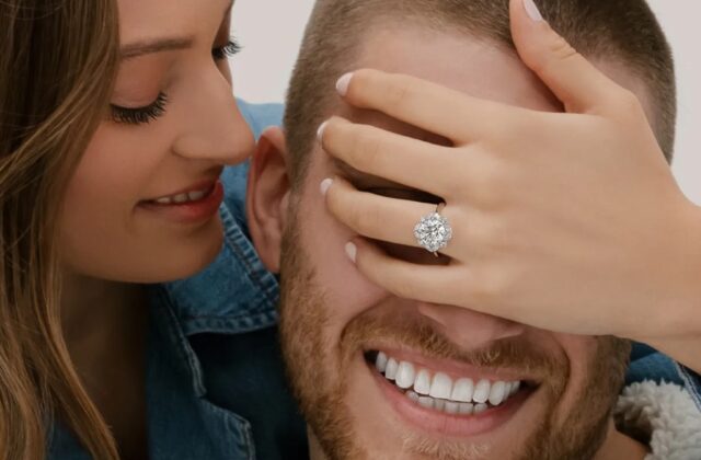 Halo Engagement Ring
