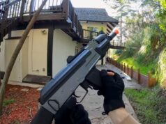 using airsoft gun