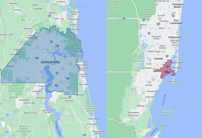 Comparing Travel Methods - Jacksonville to Miami Comparing Travel Methods - Jacksonville to Miami