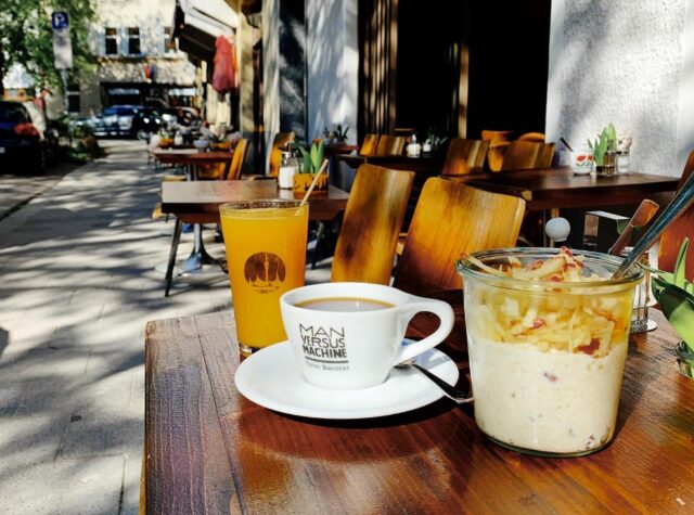 Grab a coffee at Man Versus Machine